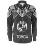 Tonga Custom Personalised Long Sleeve Shirt Polynesian Tribal Tattoo