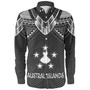 Austral Islands Custom Personalised Long Sleeve Shirt Polynesian Tribal Tattoo