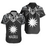Nauru Custom Personalised Short Sleeve Shirt Polynesian Tribal Tattoo