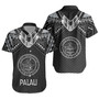 Palau Custom Personalised Short Sleeve Shirt Polynesian Tribal Tattoo