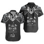 Fiji Custom Personalised Short Sleeve Shirt Polynesian Tribal Tattoo