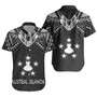 Austral Islands Custom Personalised Short Sleeve Shirt Polynesian Tribal Tattoo