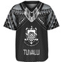 Tuvalu Custom Personalised Baseball Shirt Polynesian Tribal Tattoo