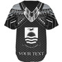 Kiribati Custom Personalised Baseball Shirt Polynesian Tribal Tattoo