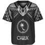 Chuuk State Custom Personalised Baseball Shirt Polynesian Tribal Tattoo