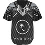 Chuuk State Custom Personalised Baseball Shirt Polynesian Tribal Tattoo