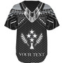 Kosrae Custom Personalised Baseball Shirt Polynesian Tribal Tattoo