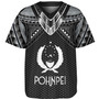 Pohnpei State Custom Personalised Baseball Shirt Polynesian Tribal Tattoo