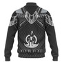 Vanuatu Custom Personalised Baseball Jacket Polynesian Tribal Tattoo