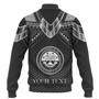 Federated States Of Micronesia Custom Personalised Baseball Jacket Polynesian Tribal Tattoo