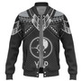 Yap State Custom Personalised Baseball Jacket Polynesian Tribal Tattoo