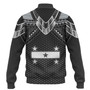 Gambier Islands Custom Personalised Baseball Jacket Polynesian Tribal Tattoo