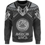 American Samoa Custom Personalised Sweatshirt Polynesian Tribal Tattoo