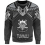 Tuvalu Custom Personalised Sweatshirt Polynesian Tribal Tattoo