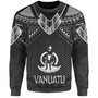 Vanuatu Custom Personalised Sweatshirt Polynesian Tribal Tattoo