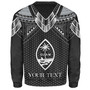 Guam Custom Personalised Sweatshirt Polynesian Tribal Tattoo