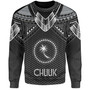 Chuuk State Custom Personalised Sweatshirt Polynesian Tribal Tattoo