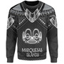 Marquesas Islands Custom Personalised Sweatshirt Polynesian Tribal Tattoo