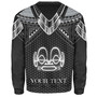 Marquesas Islands Custom Personalised Sweatshirt Polynesian Tribal Tattoo