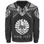 Tahiti Custom Personalised Sweatshirt Polynesian Tribal Tattoo