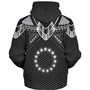 Cook Islands Custom Personalised Sherpa Hoodie Polynesian Tribal Tattoo