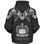 Samoa Custom Personalised Sherpa Hoodie Polynesian Tribal Tattoo