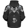 Solomon Islands Custom Personalised Sherpa Hoodie Polynesian Tribal Tattoo