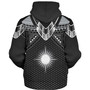 Marshall Islands Custom Personalised Sherpa Hoodie Polynesian Tribal Tattoo