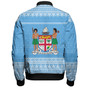 Fiji Bomber Jacket Bula Coat Of Arm Of Fiji Polynesian