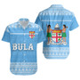 Fiji Short Sleeve Shirt Bula Coat Of Arm Of Fiji Polynesian