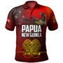 Papua New Guinea Polo Shirt Paradisaea Bird Traditional Patterns Style