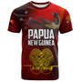 Papua New Guinea T-Shirt Paradisaea Bird Traditional Patterns Style