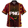 Papua New Guinea Custom Personalised Hawaiian Shirt  Seal And Map Tribal Traditional Patterns