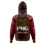 Papua New Guinea Custom Personalised Hoodie  Seal And Map Tribal Traditional Patterns