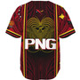 Papua New Guinea Custom Personalised Baseball Shirt  Seal And Map Tribal Traditional Patterns