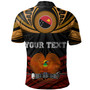 Papua New Guinea Custom Personalised Polo Shirt Papua New Guinea Fabric Pattern Design