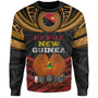 Papua New Guinea Custom Personalised Sweatshirt Papua New Guinea Fabric Pattern Design
