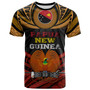 Papua New Guinea Custom Personalised T-Shirt Papua New Guinea Fabric Pattern Design