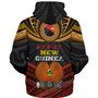 Papua New Guinea Custom Personalised Sherpa Hoodie Papua New Guinea Fabric Pattern Design