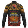 Papua New Guinea Custom Personalised Baseball Jacket Papua New Guinea Fabric Pattern Design