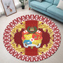 Tonga Round Rug Royal Vintage Style