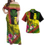 Hawaii Combo Dress And Shirt King Hawaii With Tropical Flowers