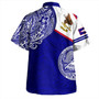 American Samoa Combo Dress And Shirt Polynesian Flag With Coat Of Arms