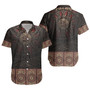 Fiji Short Sleeve Shirt Fijian Masi Tapa Patterns