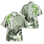 Polynesian Pattern Combo Dress And Shirt - Floral Spirit Sage Green