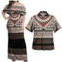 Fiji Combo Dress And Shirt Fiji Traditional Culture - Tapa Cloth