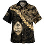 Guam Hawaiian Shirt Golden Coconut