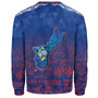 Guam Sweatshirt Guam Hafa Adai Tropical Pattern