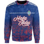 Guam Sweatshirt Guam Hafa Adai Tropical Pattern