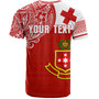 Tonga T-Shirt Custom Kolisi Tonga Flag With Crest